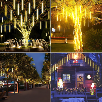 Floroux | Éclairage extérieur LED pluie de météores pour le jardin