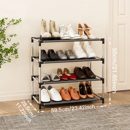 Étagère à chaussures haute : Solution de rangement peu encombrante, stable et durable