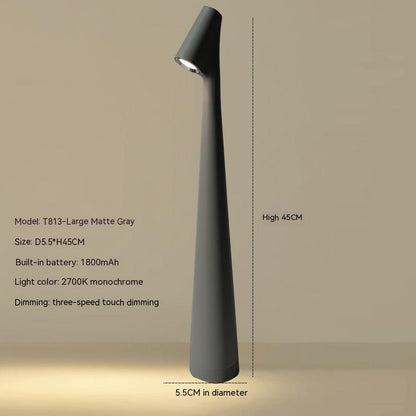 LumiMaître - Lampe de Table LED Rechargeable | Design Moderne et Fonctionnel | Éclairage Ambiant Durable