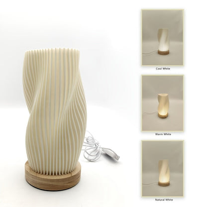 CozyLight – Lampe de nuit LED dimmable avec bois