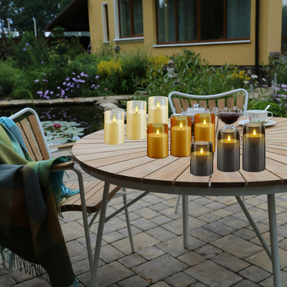 FlamelessGlow - Ensemble de bougies LED magiques avec télécommande