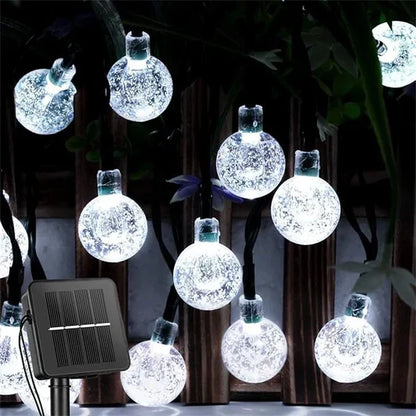 TwinkleGlow - Luminaire de lumière solaire envoûtante pour l'extérieur