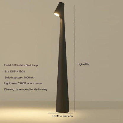 LumiMaître - Lampe de Table LED Rechargeable | Design Moderne et Fonctionnel | Éclairage Ambiant Durable