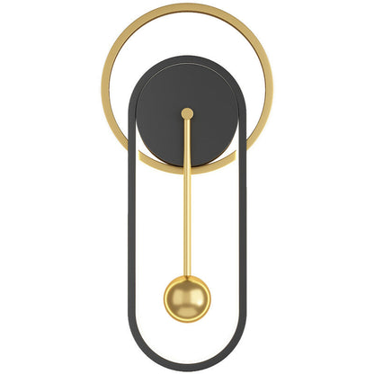 Nordic Minimalist Stille Horloge Applique Murale