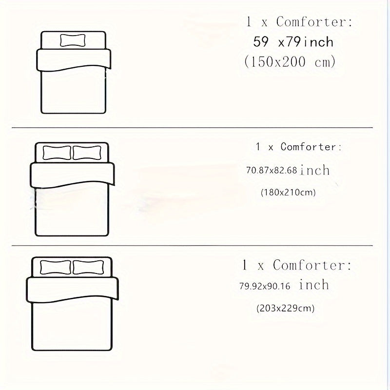 Couette Insérée Luxe Toute Saison avec des Motifs Géométriques