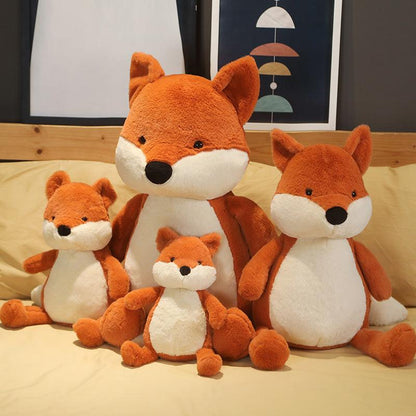 Floroux - Mignon renard en peluche pour les amoureux des animaux dans différentes tailles