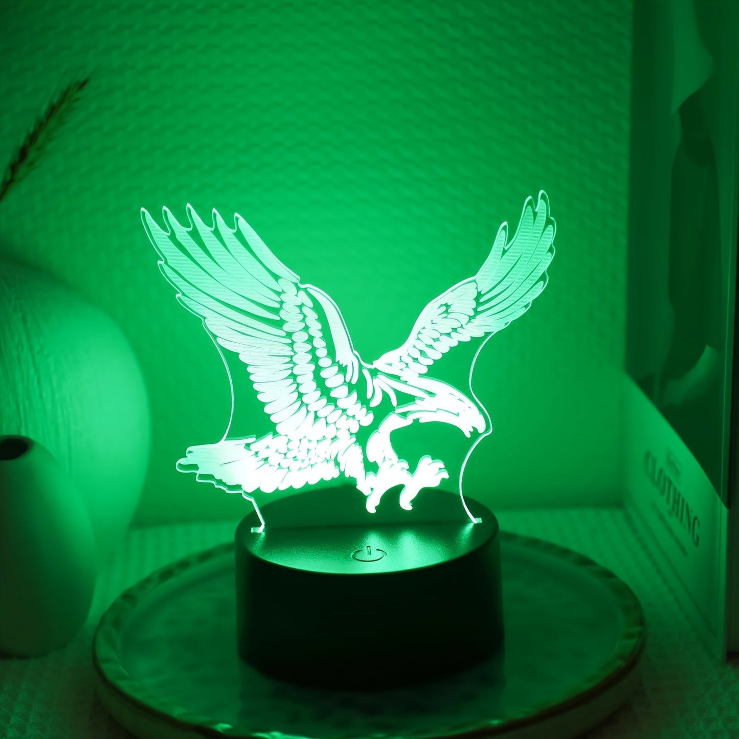 EagleLight – Lampe de nuit LED 3D avec couleurs et tactile