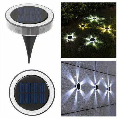 SolarGlow – 6 LED Éclairage de jardin alimenté par énergie solaire