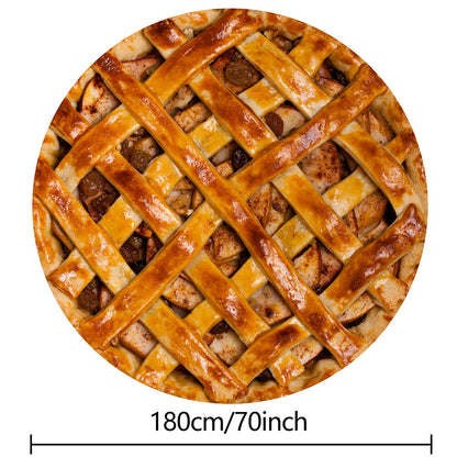 Couverture Tortilla - Couverture réaliste en Pepperoni Pizza, Couverture en flanelle douce et confortable, Cadeau personnalisé