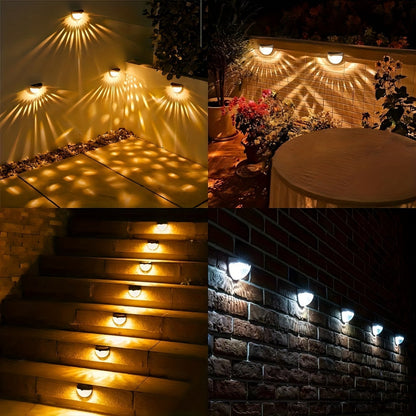 SolarGlow Lampe de clôture – Éclairage extérieur étanche