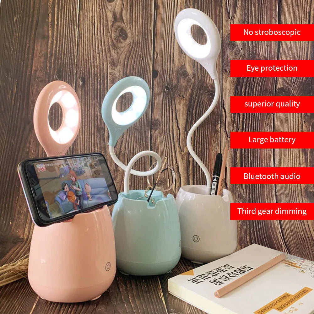 Bluetooth haut-parleur Protection des yeux Lampe de lecture