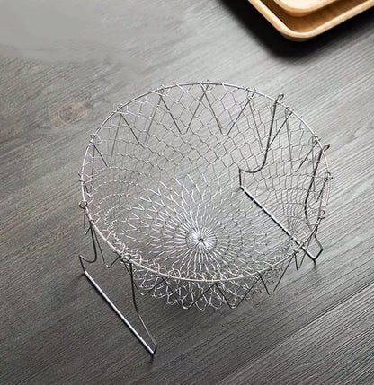 Panier à frire multifonctionnel pliable Multiserve
