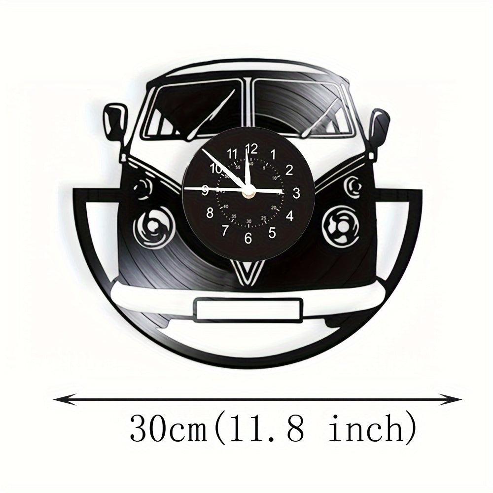 Floroux-Mini-bus-Vinyles-Montres murales - Design vintage pour la décoration intérieure