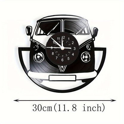 Floroux-Mini-bus-Vinyles-Montres murales - Design vintage pour la décoration intérieure