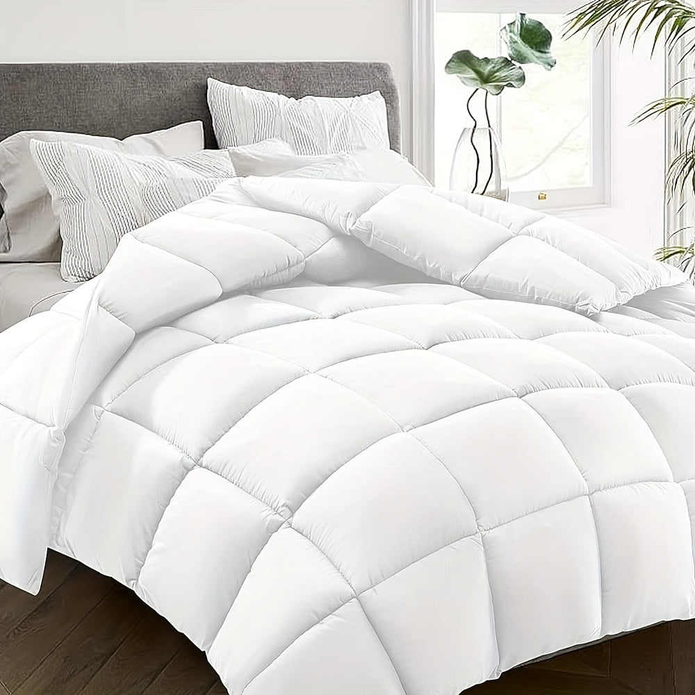 Couette de luxe saisonnière avec design réversible et remplissage en microfibre