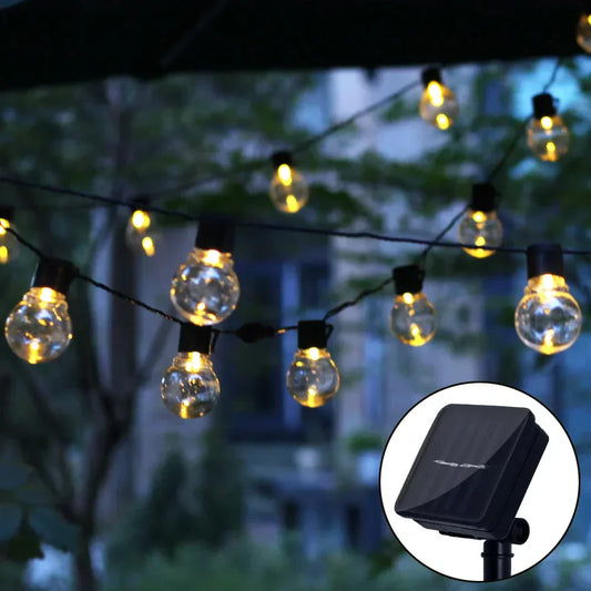 SOLARGARDEN – Guirlande lumineuse LED solaire pour l'extérieur