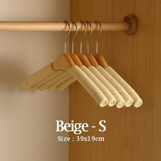 5 Pièces Porte-éponges en Bois Massif │ Organisateur de Vêtements Antidérapant Rotatif 360° Moderne