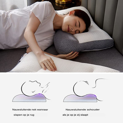 CozySleep - Coussin Ergonomique pour Dormir Sans Douleur