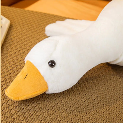 Floroux Goose - Coussin en peluche confortable et amusant pour la joie et la détente