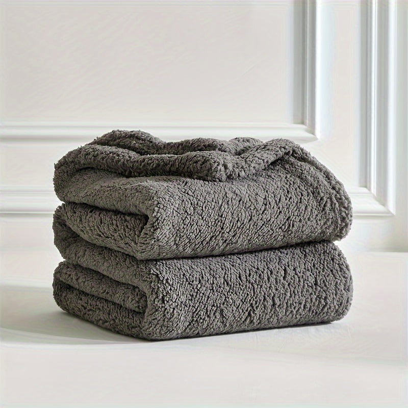 CozyWrap – Luxe Sherpa Fleece Couverture pour les Jours d'Hiver
