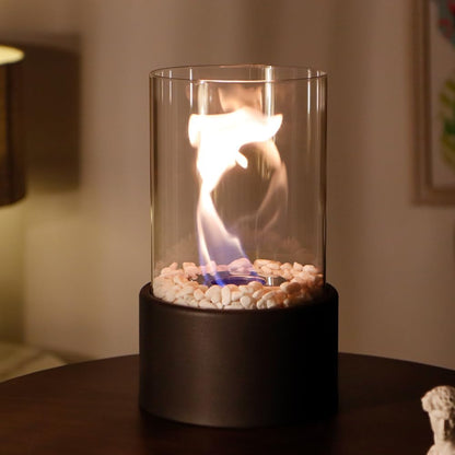 Floroux | Cheminée bioéthanol moderne pour une chaleur et une atmosphère élégantes sans fumée ni suie