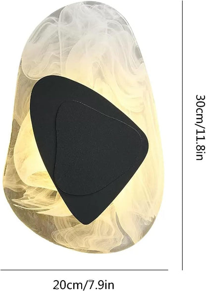 Applique LED moderne en verre Floroux