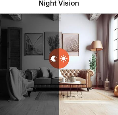 Caméra de sécurité WiFi 1080P sans fil - Protégez votre maison