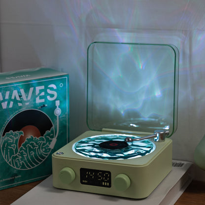 Waves Retro Lecteur de Vinyle Bluetooth