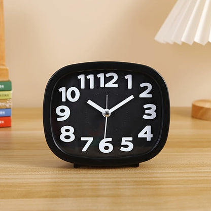 TimeSquare Horloge - Horloge de Réveil Carré 3D Élégant