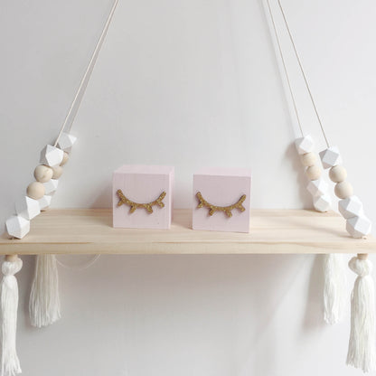 Étagère murale pour chambre d'enfants Floroux Beads Frange
