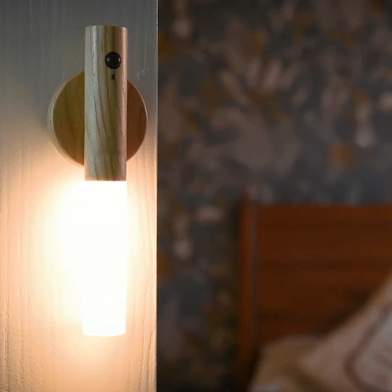 Floroux LED night light with motion sensor | Rechargeable | Magnetic mounting