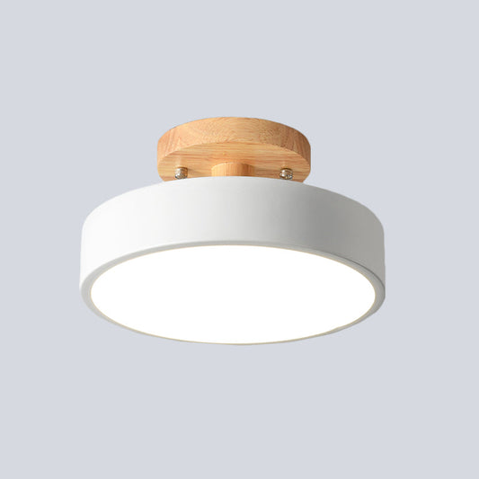 LumiBois – Plafonnier LED Scandinave Élégant