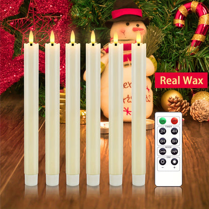 Ensemble de bougies en cône LED sans flamme Floroux