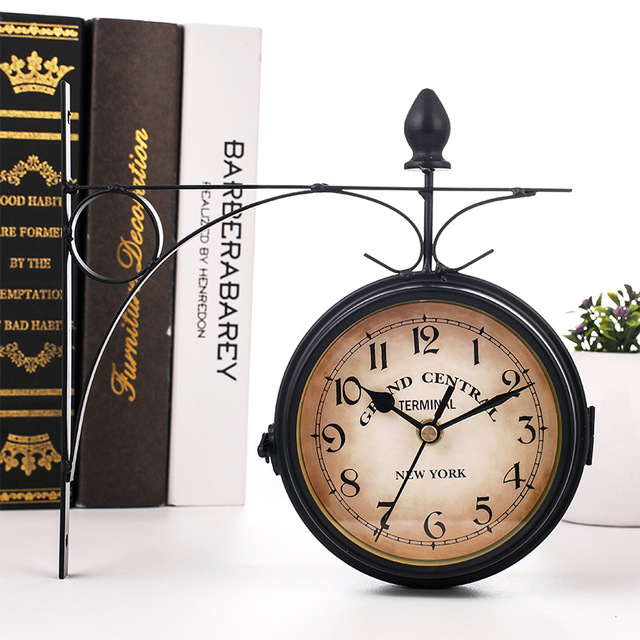 EuroElegance Horloge Murale Double Face