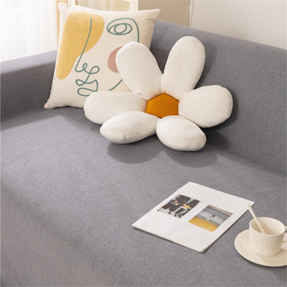 Couverture de canapé / canapé léger en chenille de couleur pure