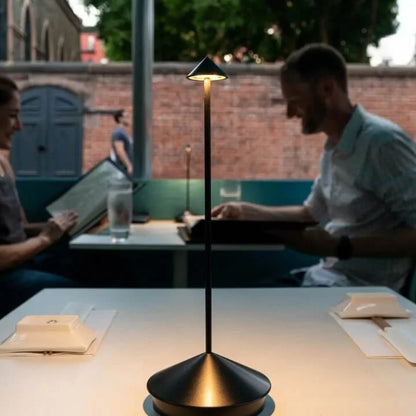 Floroux - Lampe de table sans fil slim et portable avec luminosité réglable