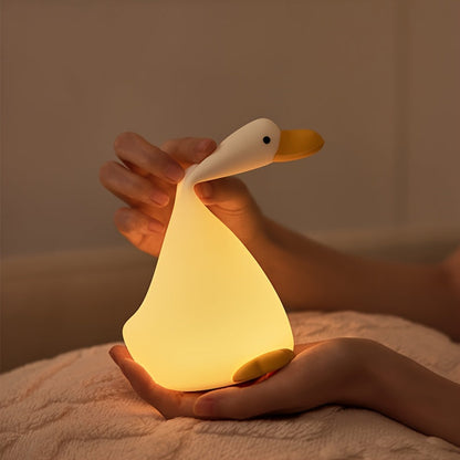 DreamDuck Lampe - Lampe de Nuit en Silicone avec Capteur Tactile Rechargeable