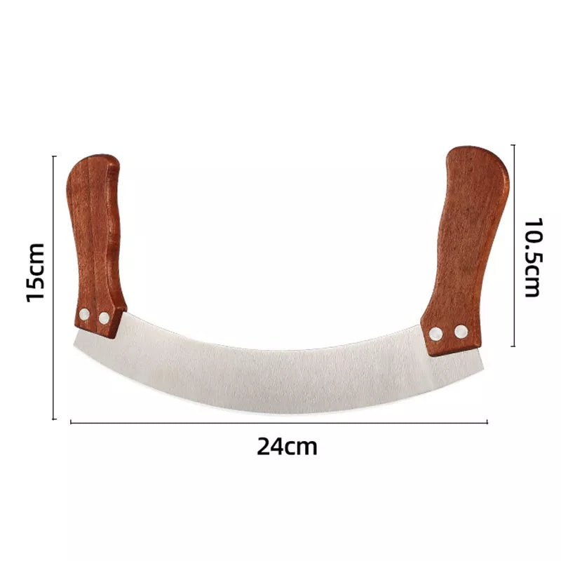 Cutter à pizza/sandwich en acier inoxydable