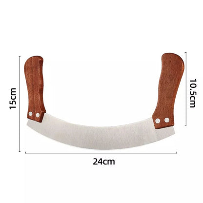 Cutter à pizza/sandwich en acier inoxydable