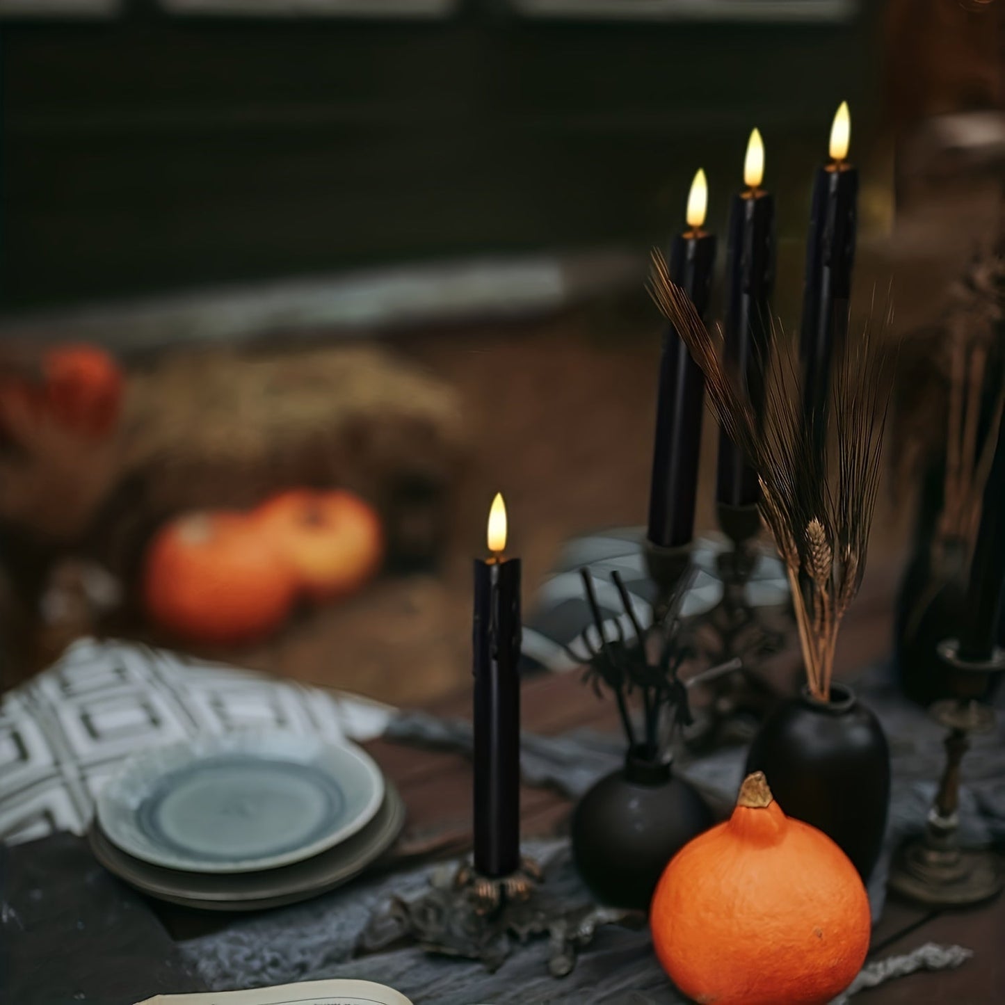 FlickerGlow - Bougies LED réalistes sans flamme avec télécommande