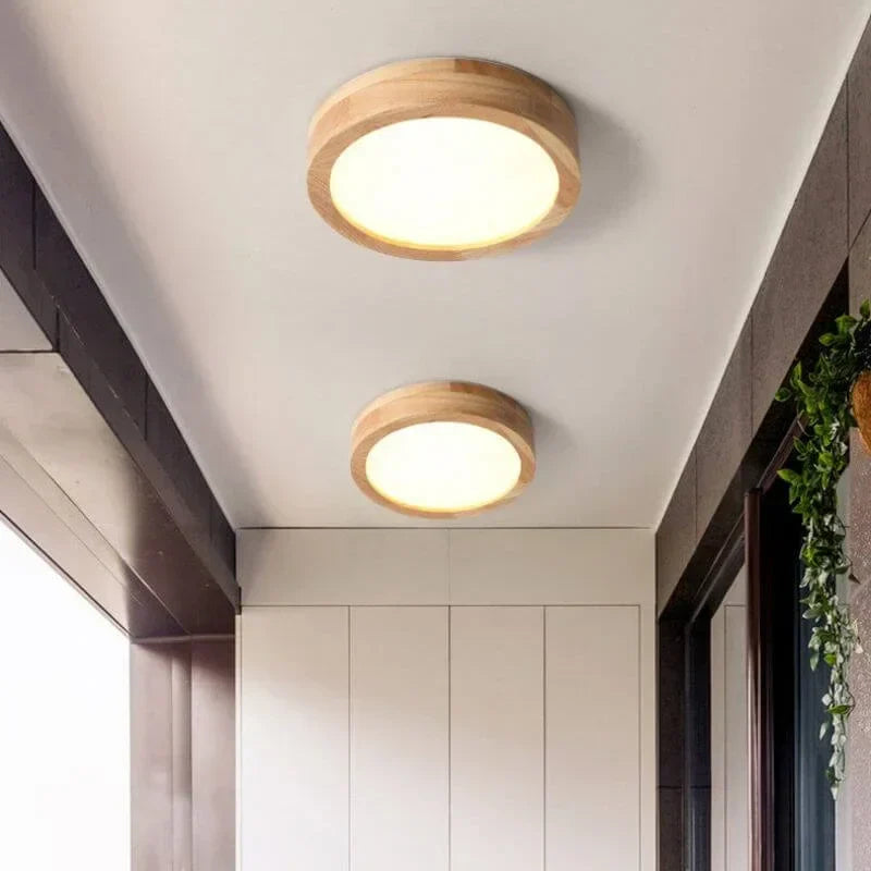 WoodCircle™ – Suspension ronde en bois élégante