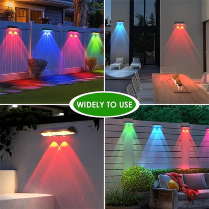 SolarShine Applique Murale - Éclairage Solaire LED Coloré pour l'Extérieur