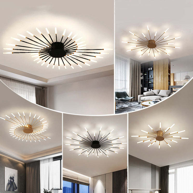 Floroux - Moderne lampe de plafond LED pour le salon et la chambre