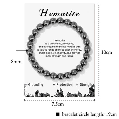 Aria : Bracelet en Cristaux Naturels pour Énergie de Guérison