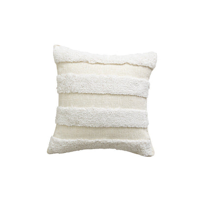 Coussin de lit crémeux romantique