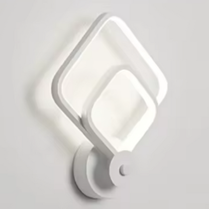 Floroux - Applique LED élégante en fer pour des accents contemporains