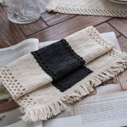 Couronne de table à tissage en trois sections