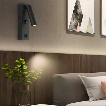 ArtiLicht Luxe Applique avec LED Ajustable et Port de Charge USB