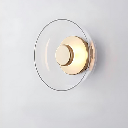 Floroux - Élégante lampe murale LED en verre artistique pour un salon au style chic