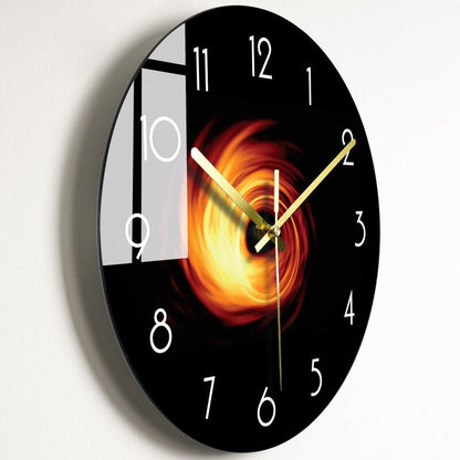 Horloge murale en verre élégante